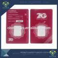 Customized gold bar pvc card with custom logo
